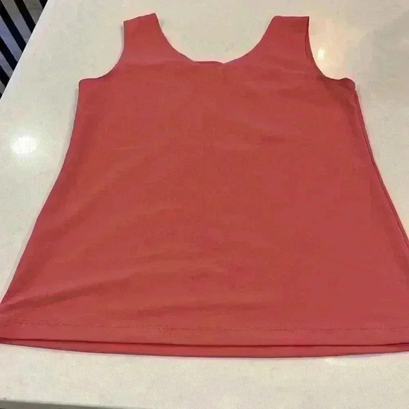 Chico’s Women’s Tank Top Mauve Stretchy Scoop Neck Sleeveless Pullover Casual - Picture 4 of 5